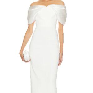 NWT SOLACE London Dakota Maxi Dress Size 6 in White